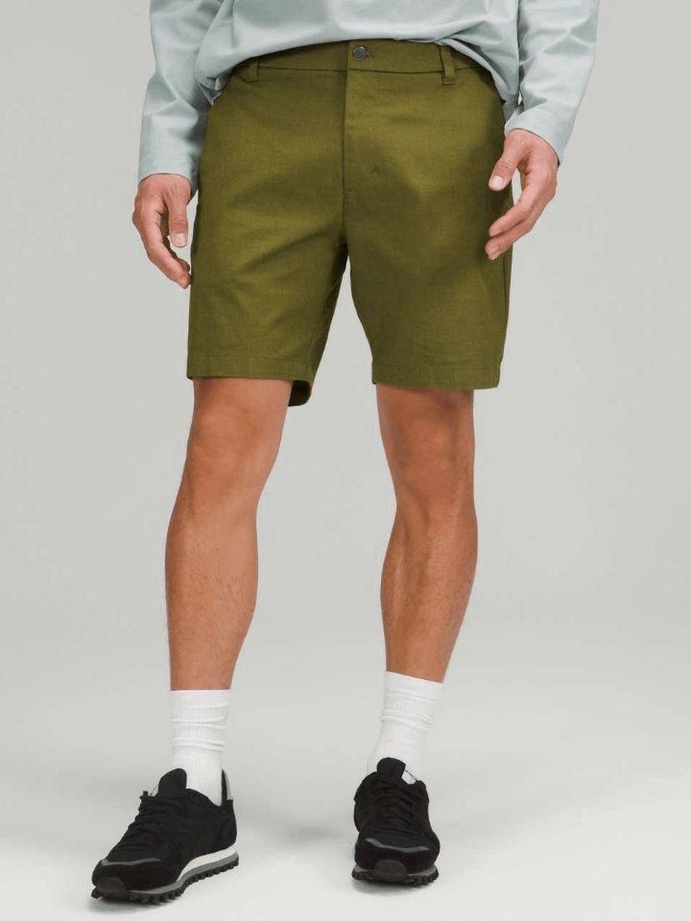 Lululemon Men's Olive Green Casual Shorts Size 33 7”